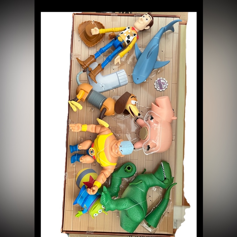 Disney Pixar Toy Story Set of 7 Action Figures Disney100 by Mattel HNN48